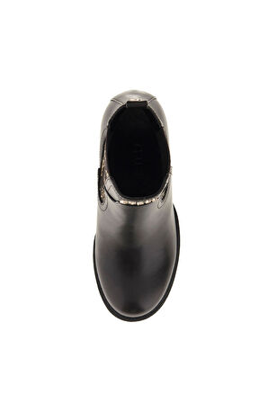 Kadın Nealle Monogram Desenli Kalın Topuklu Chelsea Bot - Kahverengi | 38