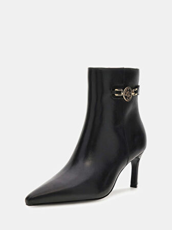 Guess Paislie Kadın Siyah Deri Bot FLFPAILEA10-BLACK