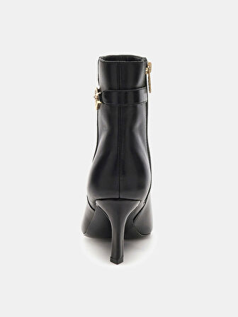Guess Paislie Kadın Siyah Deri Bot FLFPAILEA10-BLACK