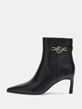 Guess Paislie Kadın Siyah Deri Bot FLFPAILEA10-BLACK