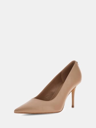 Guess Prindy Kadın Krem Topuklu Ayakkabı FLFPRNLEA08-NUDE