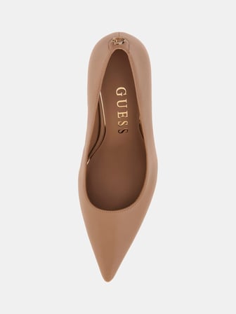 Guess Prindy Kadın Krem Topuklu Ayakkabı FLFPRNLEA08-NUDE