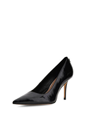 Guess Prindy Kadın Siyah Deri Topuklu Ayakkabı FLFPRNLEP08-BLACK