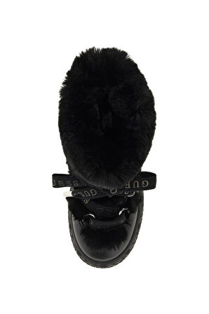 Kadın Unessa Kürk Detaylı Platform Bot - Siyah | 39