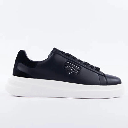 Guess Elban Erkek Siyah Deri Sneaker FMFBANLEL12-BLACK