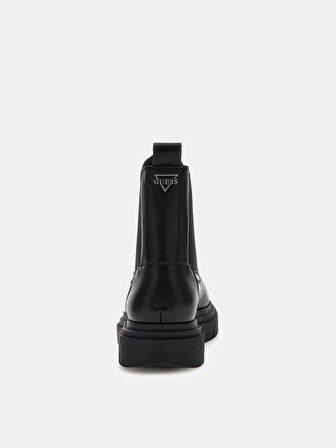 Guess Fergie Erkek Siyah Deri Bot FMFFERLEA10-BLACK