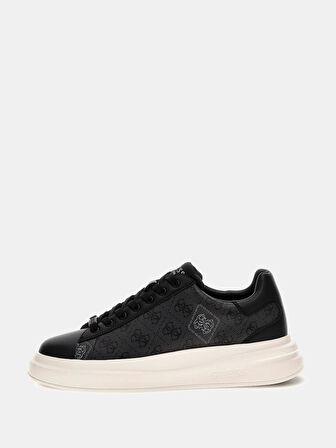 Guess Elba Erkek Siyah Sneaker FMFLBAFAB12-BLACK