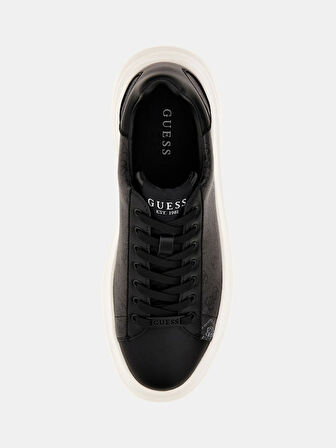 Guess Elba Erkek Siyah Sneaker FMFLBAFAB12-BLACK