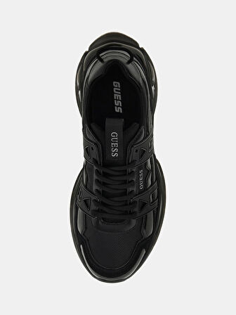 Guess Bellu Erkek Siyah Sneaker FMFUNOELL12-BLACK
