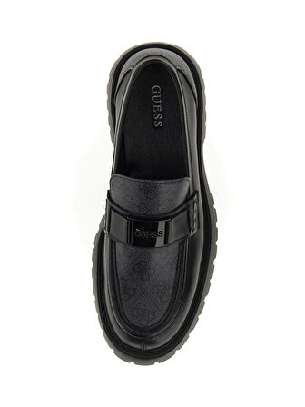 Guess Gorizia Erkek Siyah/Antrasit Deri Makosen FMFZIALEL14-BLACO