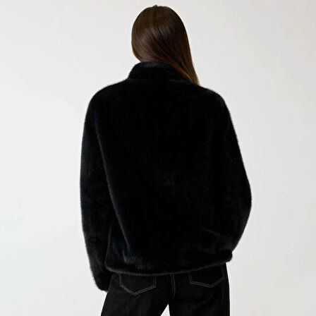 Guess Luna Kadın Siyah Kürk W5BL64W3920-JBLK