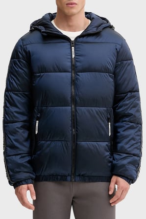 Guess Arlo Kapitoneli Regular Fit Kapüşonlu Şişme Mont Z5BL17WO06I Erkek MONT Z5BL17 WO06I G7R1 MAVİ
