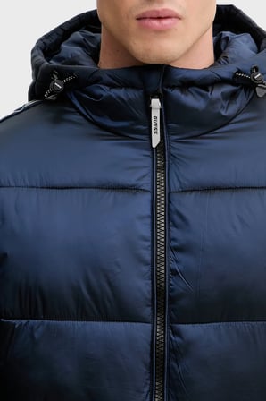 Guess Arlo Kapitoneli Regular Fit Kapüşonlu Şişme Mont Z5BL17WO06I Erkek MONT Z5BL17 WO06I G7R1 MAVİ