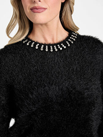 Guess Arisa Kadın Siyah Triko W5BR58Z3BH0-JBLK