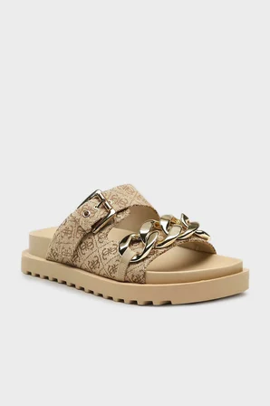 Guess Kahve Kadın Terlik FL6FT2FAL03-BEIBR
