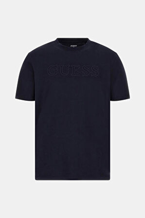 Guess Erkek Önü Logolu T-Shirt
