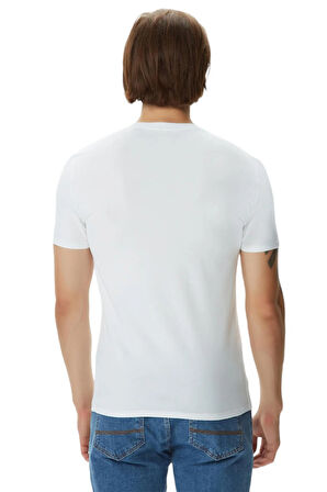 Erkek Guess CN SS CORE T-Shirt - Beyaz | M