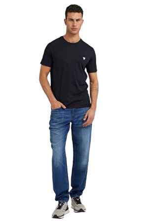 Erkek Guess CN SS CORE T-Shirt - Lacivert  | XL