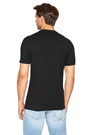 Erkek Guess CN SS CORE T-Shirt - Siyah  | M
