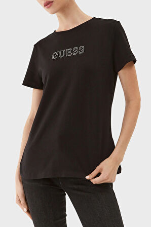 Guess Bayan T Shirt V3BI11 J1314 JBLK