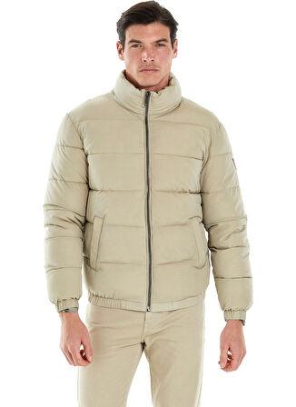 Guess Taş Erkek Mont STRETCH PUFFA JACKET - RECY STRECTH