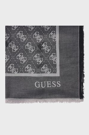 Guess Jacquard Logolu 70 x 180 cm Şal AW5529VIS03 Bayan ŞAL AW5529 VIS03 BLA SİYAH