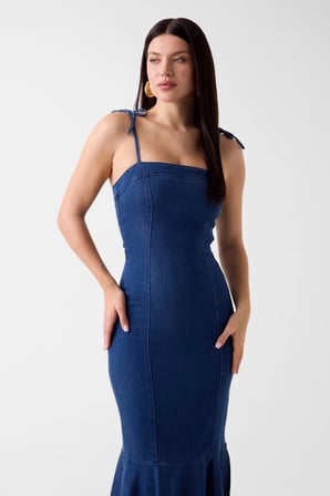 Natty Kadın Denim Elbise