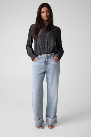 Guess Rayon Kadın Comfort Fit Gömlek