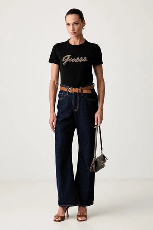 Guess Beads Kadın Regular Fit T-Shirt
