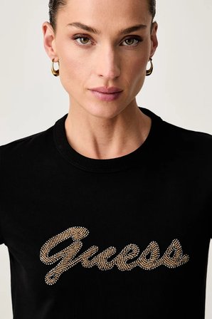 Guess Beads Kadın Regular Fit T-Shirt
