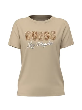 Guess Snake Kadın Regular Fit T-Shirt W6YI30K4349