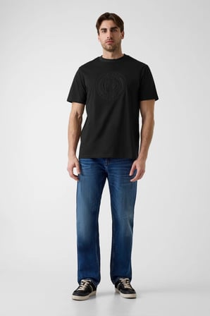 Guess Circle Erkek Regular Fit T-Shirt
