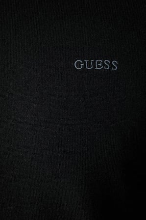 Guess Marcos Logolu Yün Karışımlı Bisiklet Yaka Kazak M6YR07Z0912 Erkek KAZAK M6YR07 Z0912 JBLK SİYAH