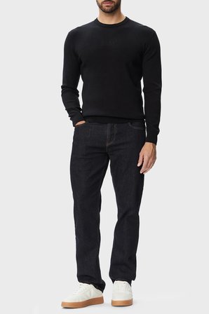 Guess Mason Regular Fit Bisiklet Yaka Logolu Erkek Kazak M6YR12Z0917 KAZAK M6YR12 Z0917 JBLK SİYAH
