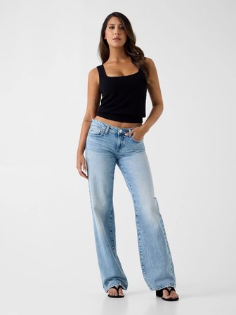 Guess Kolsuz Nina Triko Kadın Siyah Bluz W6YR15Z0956-JBLK