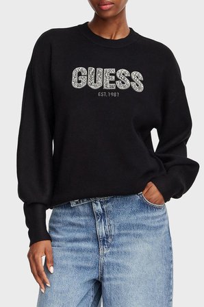 Guess Ls Cn Madeline Logo Kazak W6YR30Z0978 Kadın KAZAK W6YR30 Z0978 JBLK SİYAH
