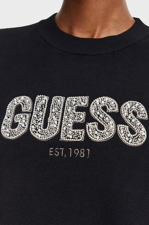 Guess Ls Cn Madeline Logo Kazak W6YR30Z0978 Kadın KAZAK W6YR30 Z0978 JBLK SİYAH