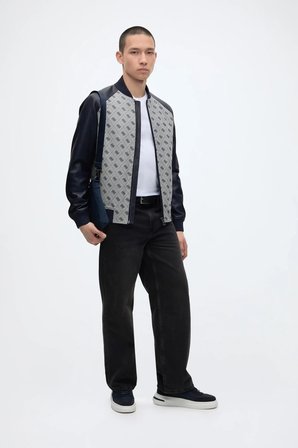 Guess Mono Erkek Bomber Ceket