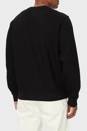 Guess Cn Ls Textured Logolu Regular Fit Bisiklet Yaka Erkek Sweat M6YQ24K4245 SWEAT M6YQ24 K4245 JBLK SİYAH