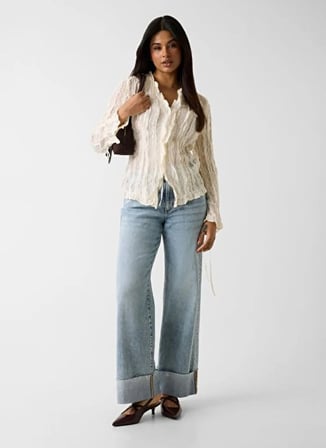 Guess Mavi Kadın Denim Pantolon W6YA4BD1454-CTBU