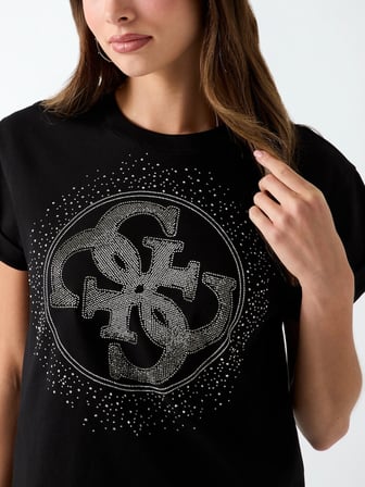 Guess Round Kadın Regular Fit T-Shirt