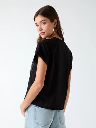 Guess Round Kadın Regular Fit T-Shirt