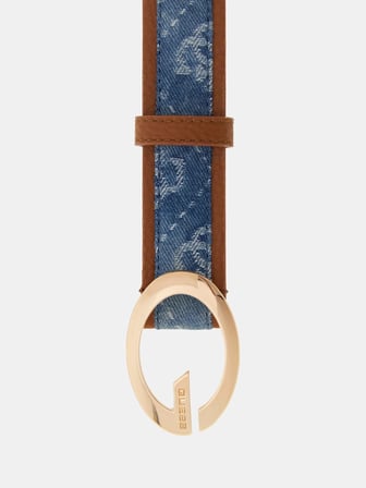 Guess Camden Ayarlanamaz ve Tek Taraflı H30 Kadın Mavi Kemer BW9468P6330-DLP