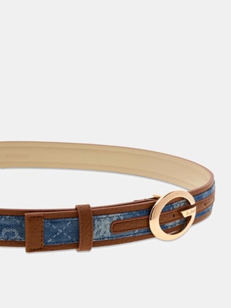 Guess Camden Ayarlanamaz ve Tek Taraflı H30 Kadın Mavi Kemer BW9468P6330-DLP