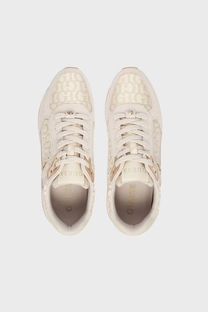 Guess Energy Deri Karışımlı Sneaker Ayakkabı FLTEG5LEA12 Bayan AYAKKABI FLTEG5 LEA12 OFFWH BEYAZ