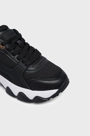 Guess Mazzy Logolu Sneaker Ayakkabı FLTMZZELE12 Bayan AYAKKABI FLTMZZ ELE12 BLACK SİYAH