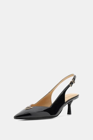 Guess Yannicke Kadın Siyah Babet FLTYNNPAF05-BLACK
