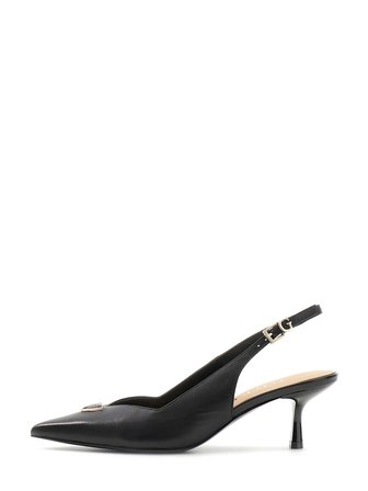 Guess Yannicke2 Kadın Siyah Babet FLT2CKLEA05-BLACK