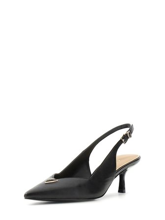 Guess Yannicke2 Kadın Siyah Babet FLT2CKLEA05-BLACK