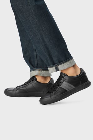 Guess Cribe Logolu Sneaker Ayakkabı FMTCRIFAL12 Erkek AYAKKABI FMTCRI FAL12 BLACK SİYAH